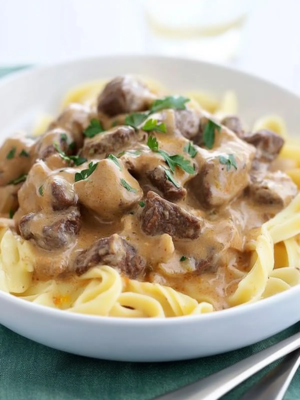 Beef stroganoff