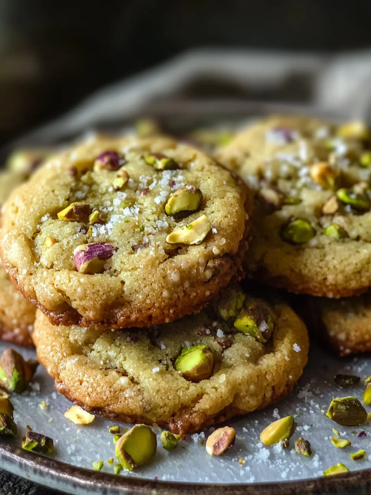 Soft & Chewy Pistachio Cookies