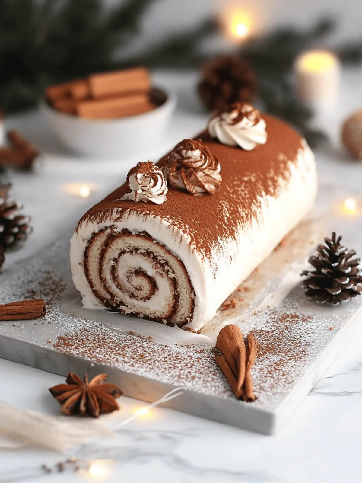 Gourmet Tiramisu Yule Log Cake That's Pure Holiday Magic 3 Gourmet Tiramisu Yule Log Cake