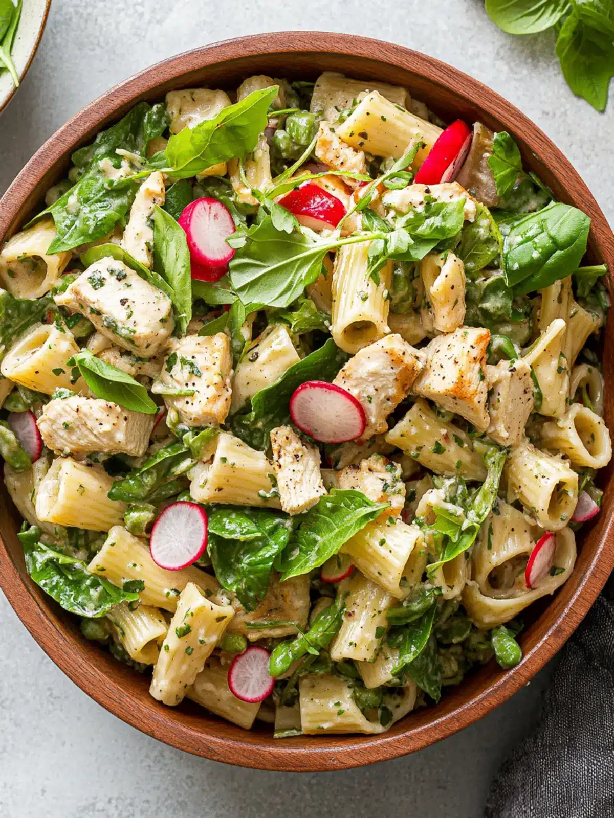 Honey Mustard Chicken Pasta Salad