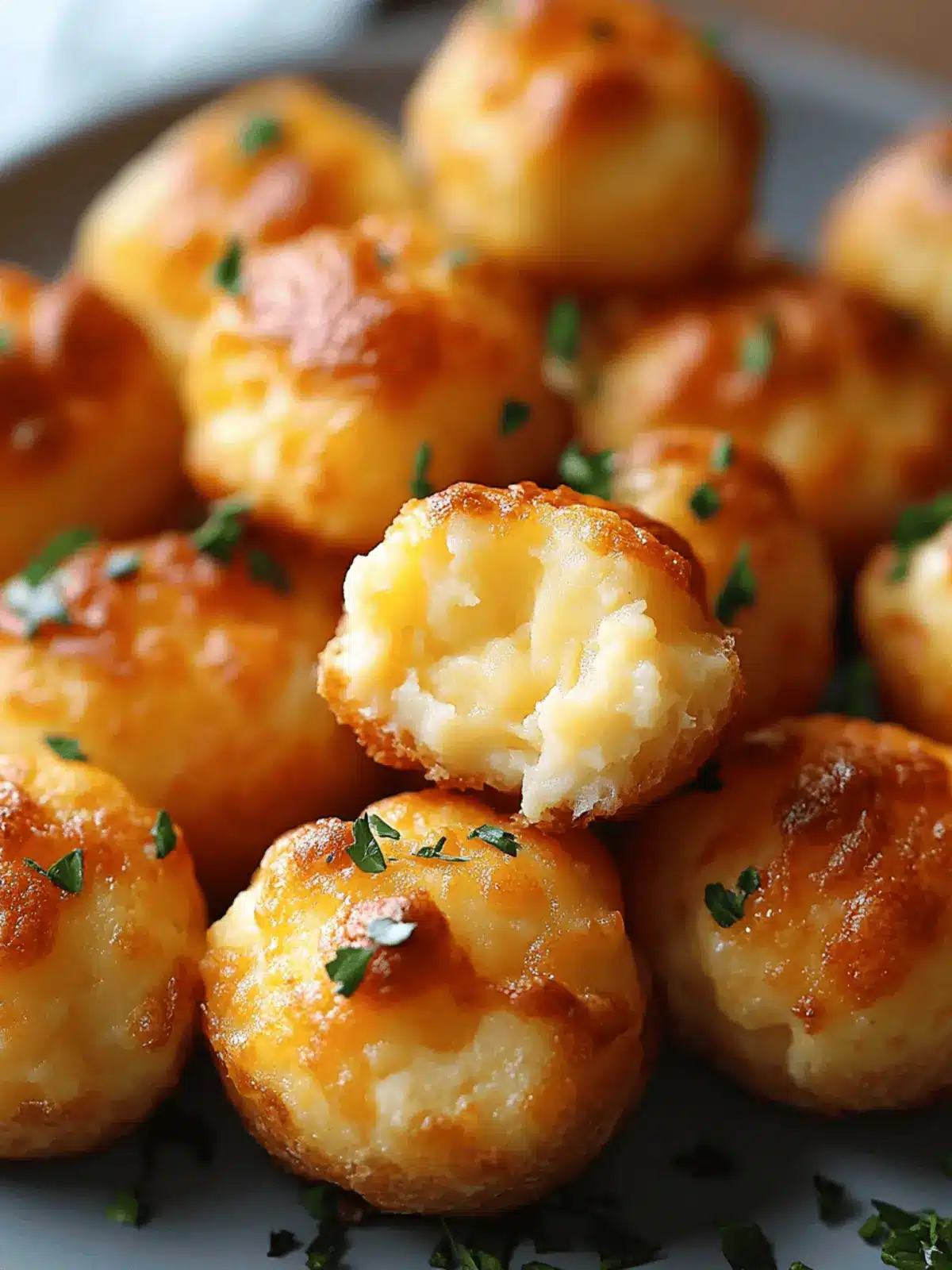 Leftover Mashed Potato Cheese Puffs