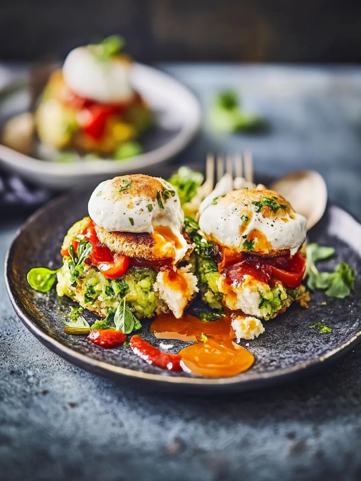 Bubble and squeak brunch