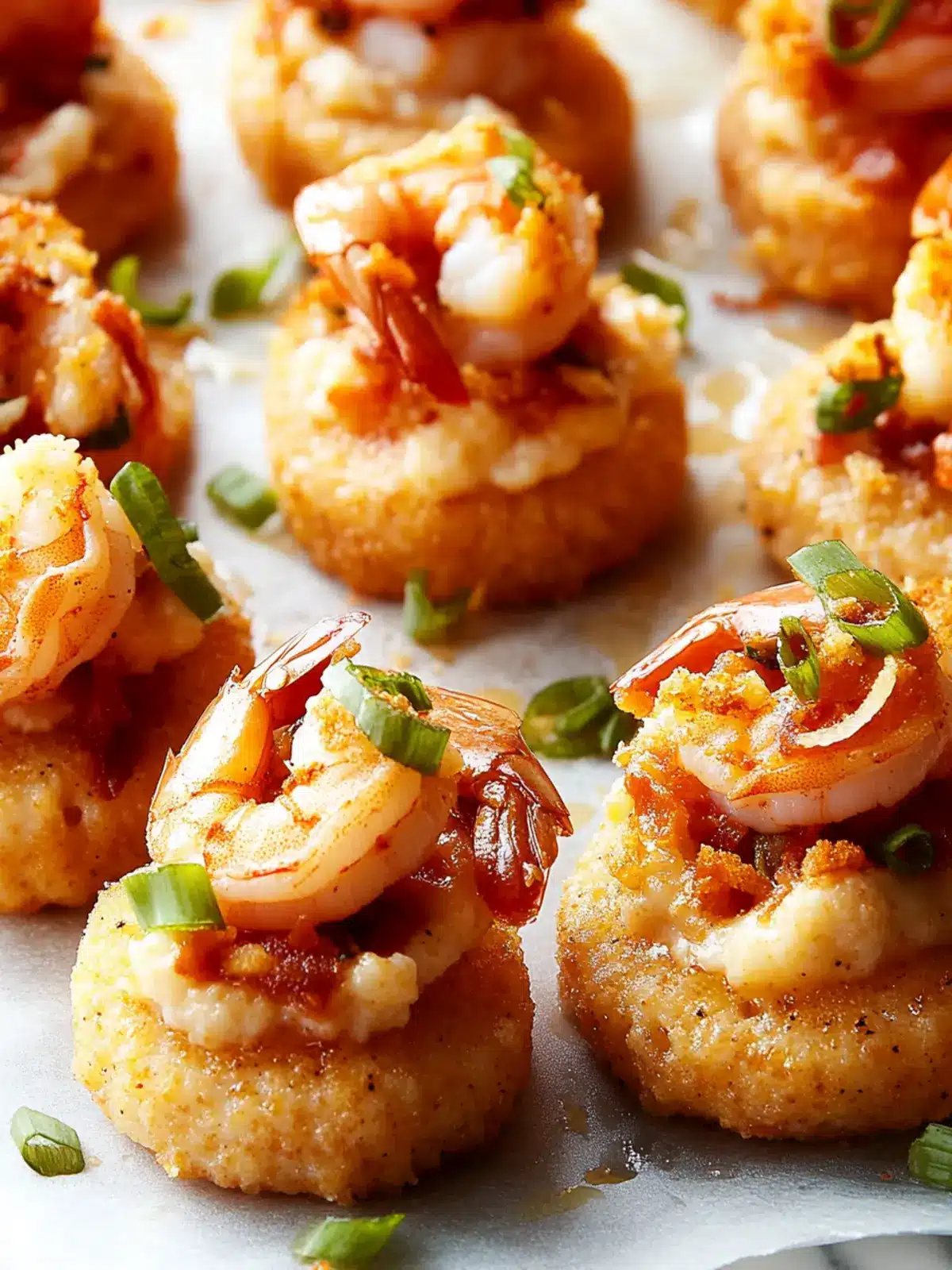 Cheesy Shrimp & Grits Bites