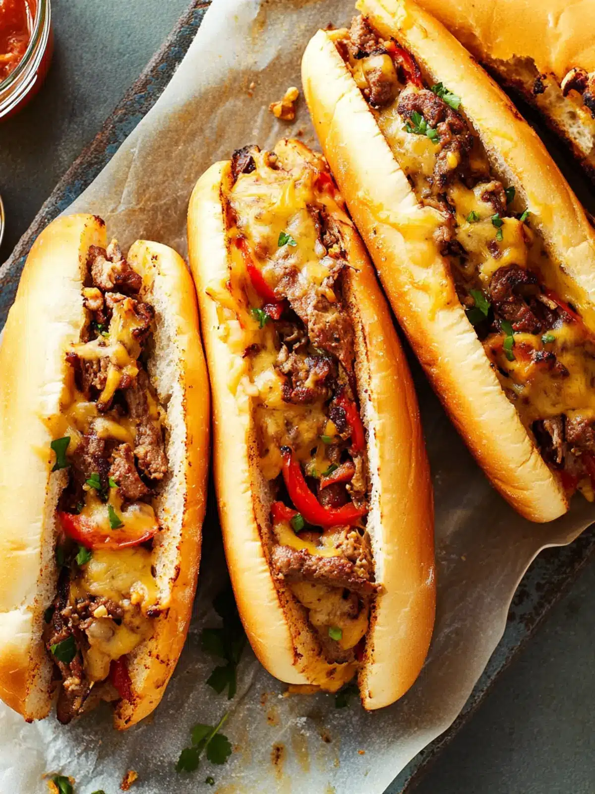 Pimento Cheesesteaks