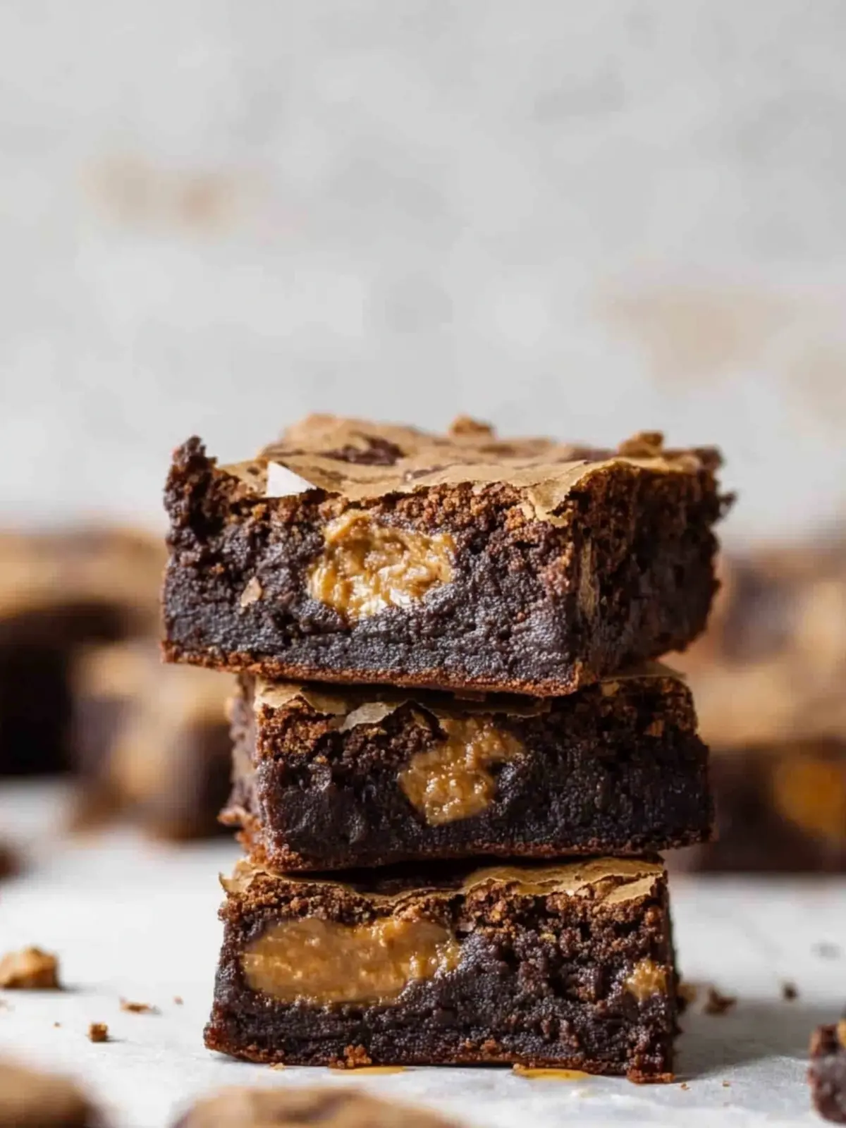 Small batch cookie butter brownies