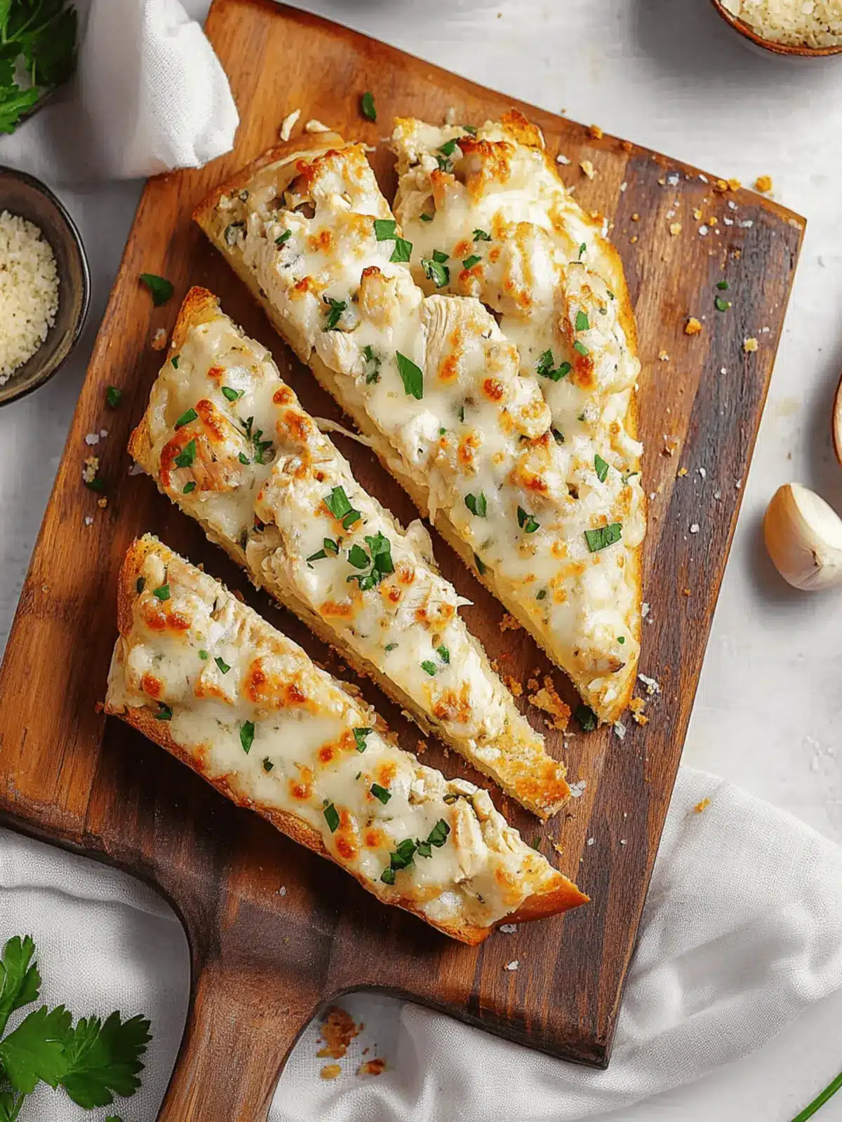 Viral Chicken Alfredo Garlic Bread That Everyone Will Love 2 Viral Chicken Alfredo Garlic Bread That Everyone Will Love