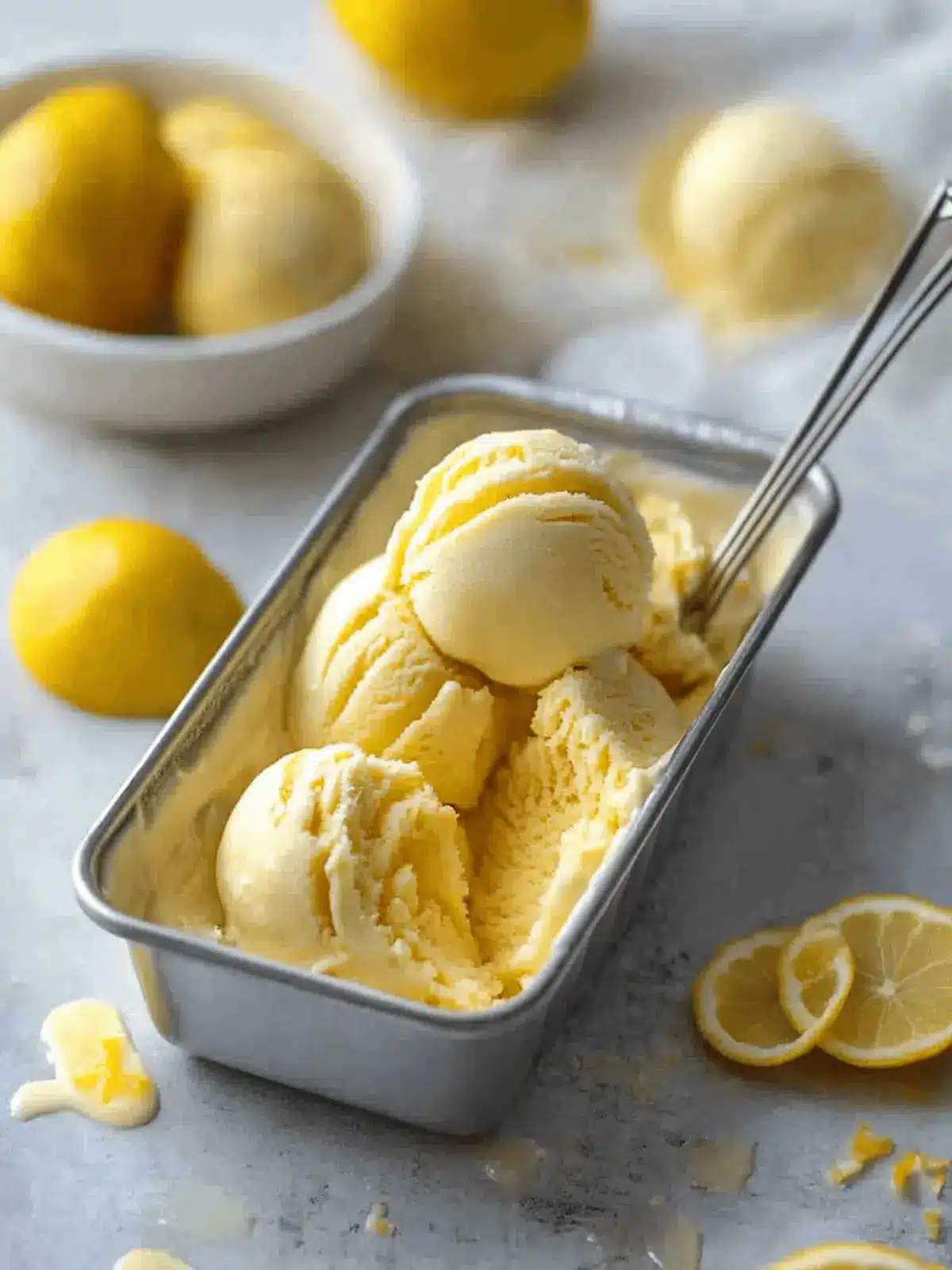 Lemon Curd Ice Cream