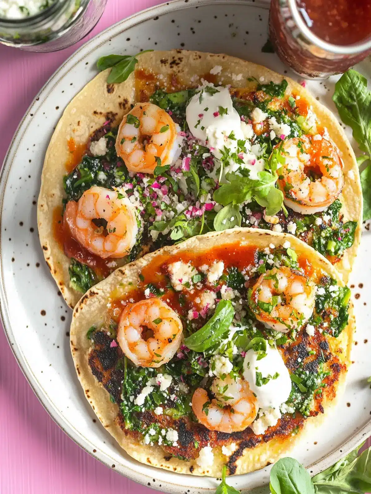 Smash Shrimp (Prawn) Toast Tacos