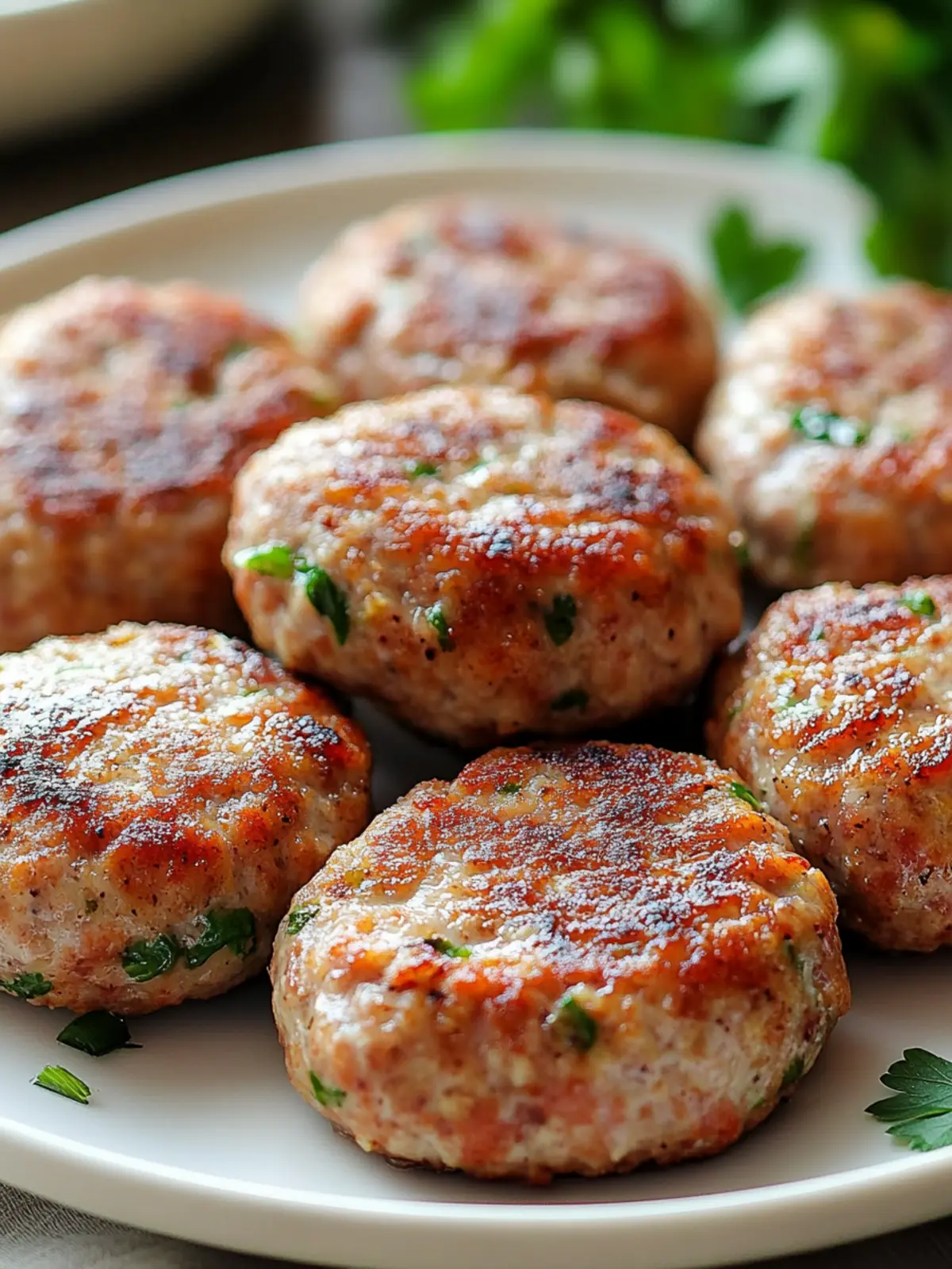 Savory Turkey Breakfast Sausage Patties