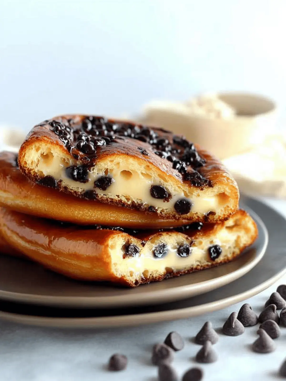 Indulge in Chocolate Chip Vanilla Custard Brioches Today 4 Chocolate Chip Vanilla Custard Brioches