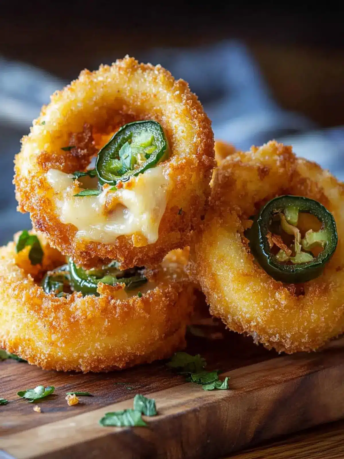 Irresistible Jalape o Popper Stuffed Onion Rings Recipe Everyone Loves 3 Jalape o Popper Stuffed Onion Rings Recipe