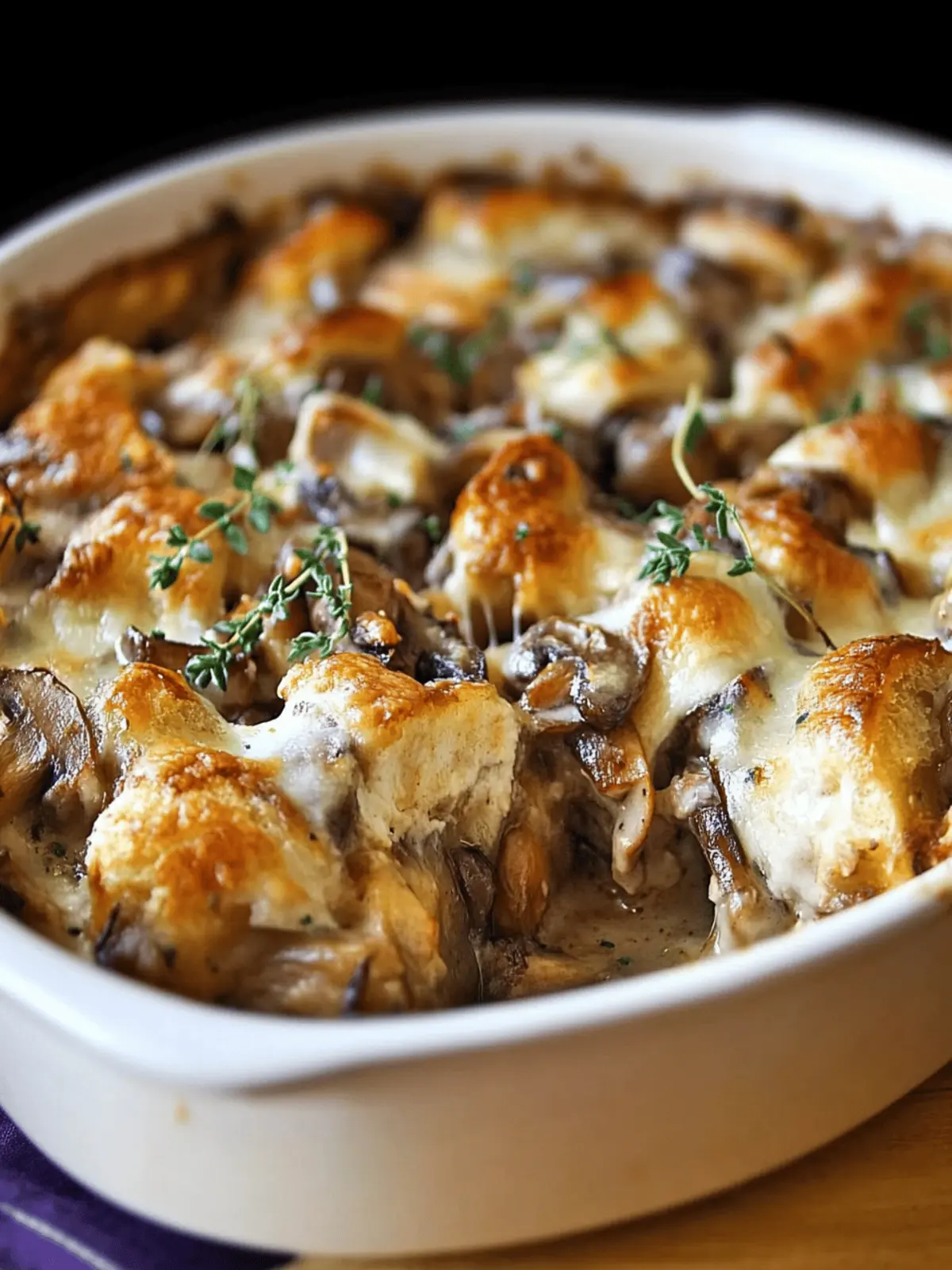 French Onion Mushroom Casserole: Cozy Comfort in Every Bite 4 French Onion Mushroom Casserole