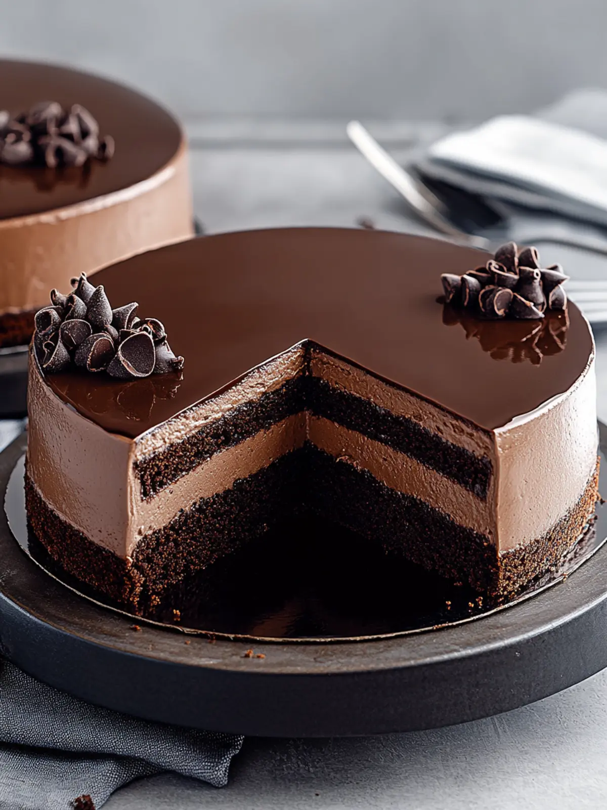 Chocolate Mousse Cake