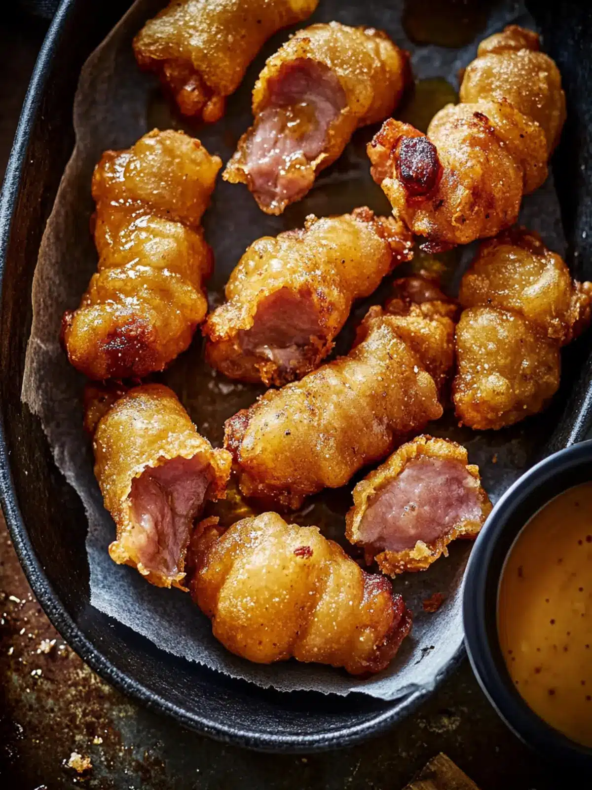Battered pigs in blankets recipe