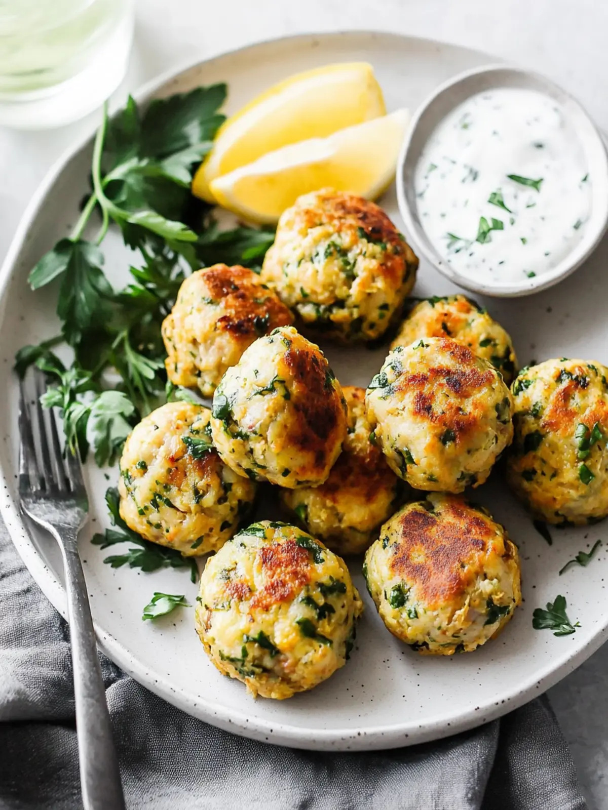 Baked Tuna Meatballs