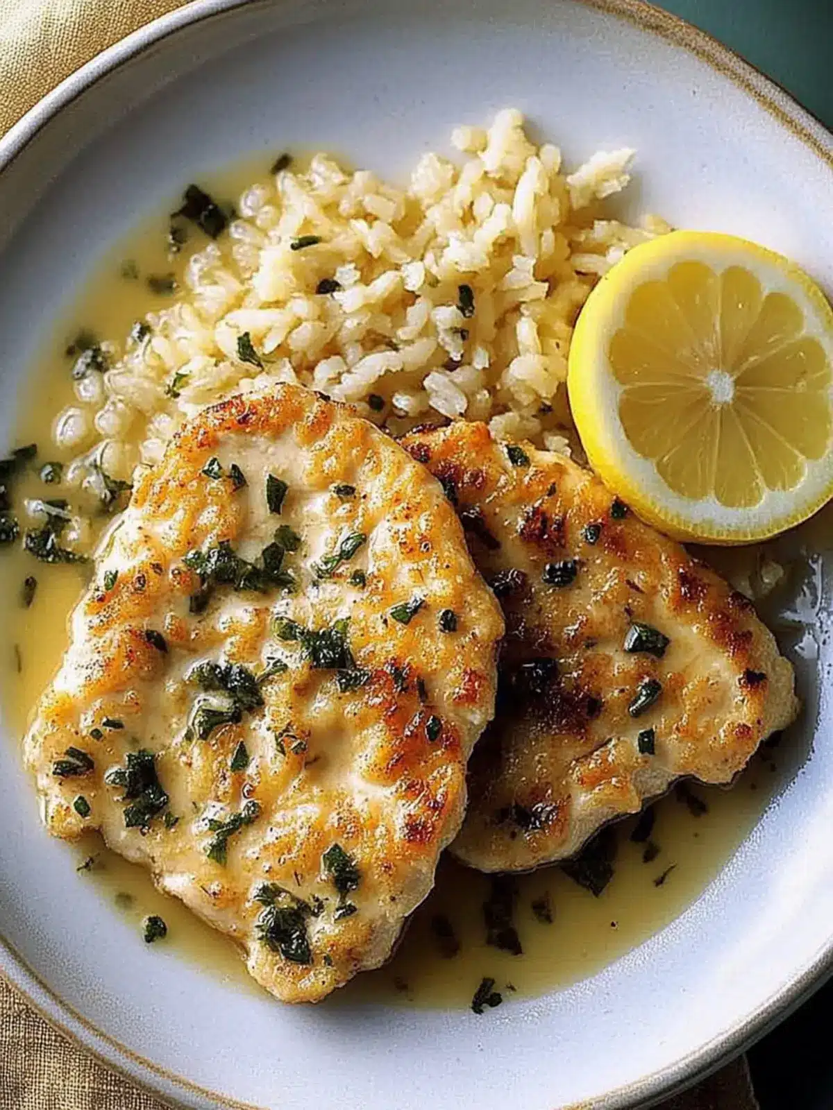 Chicken Piccata with Lemon Sauce