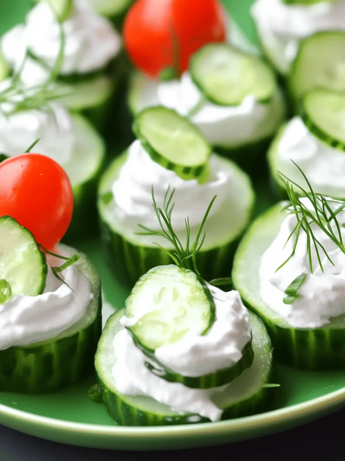 Delicious Dilly Cucumber Bites for Healthy Snacking Fun 4 Dilly Cucumber Bites