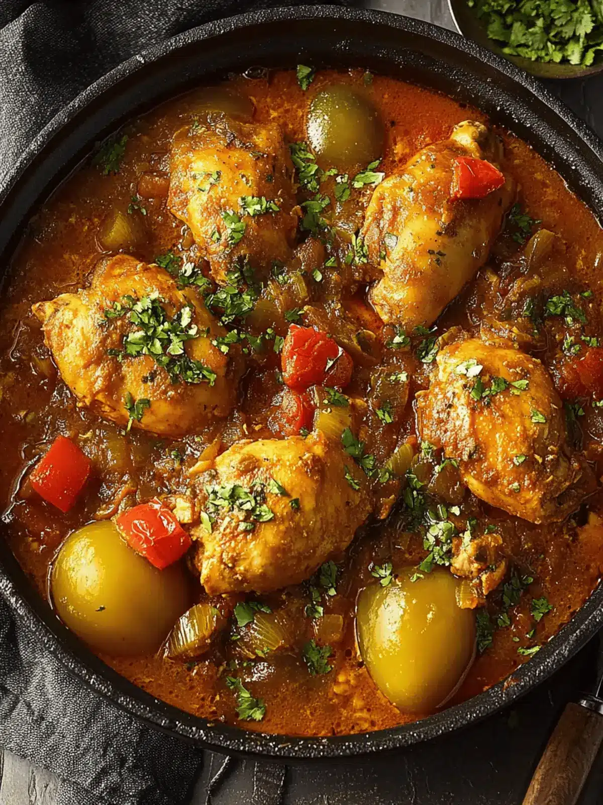Delicious Pollo Guisado: Puerto Rican Braised Chicken Bliss 4 Pollo Guisado (Puerto Rican Braised Chicken)