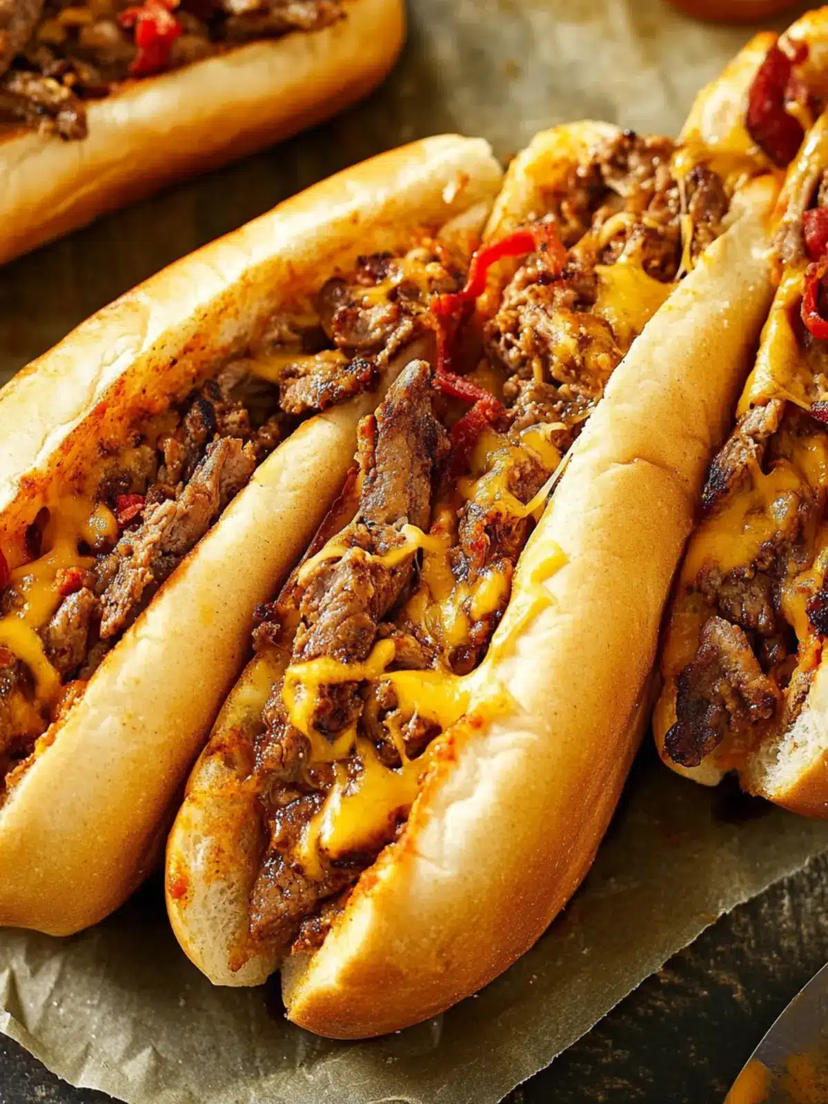 Pimento Cheesesteaks
