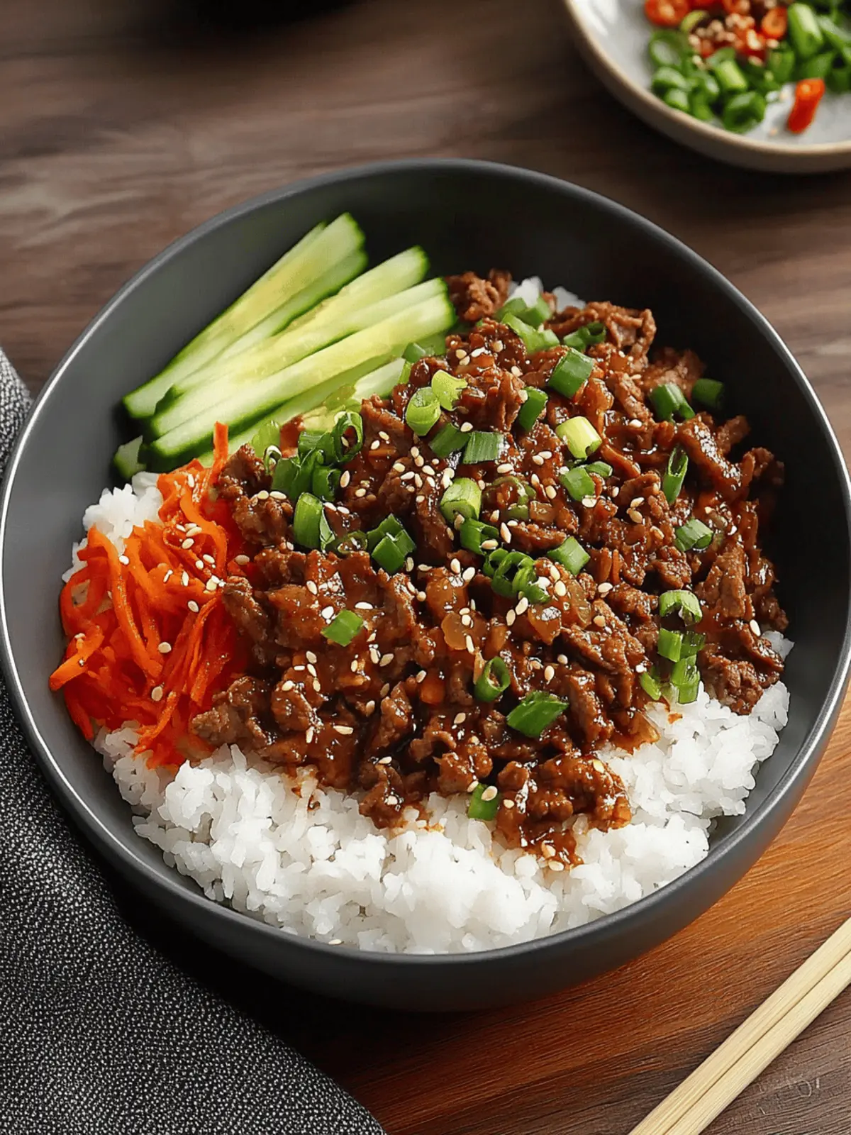 Savor the Flavor: Easy Korean Beef Bowl in 20 Minutes 2 Korean Beef Bowl