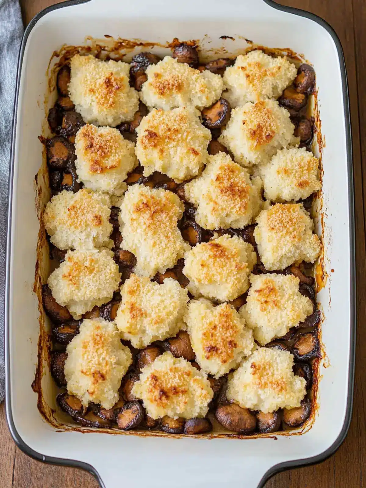 Stuffed Mushroom Casserole