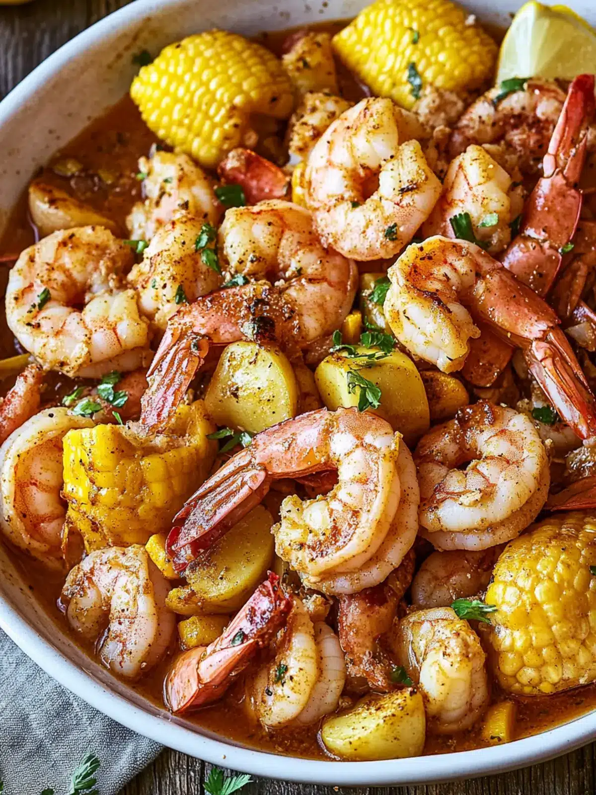 Slow Cooker Shrimp Boil