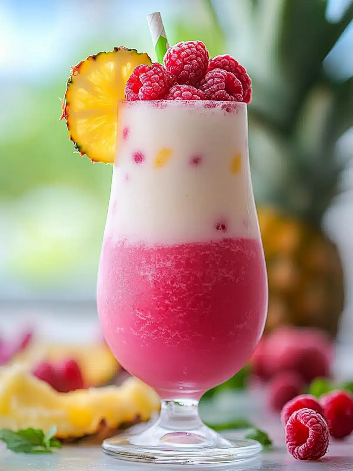 Raspberry Colada Twist