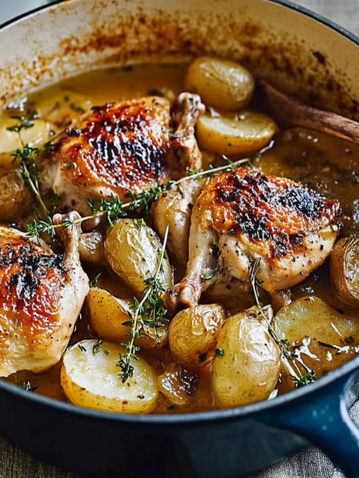 French-style chicken and potatoes
