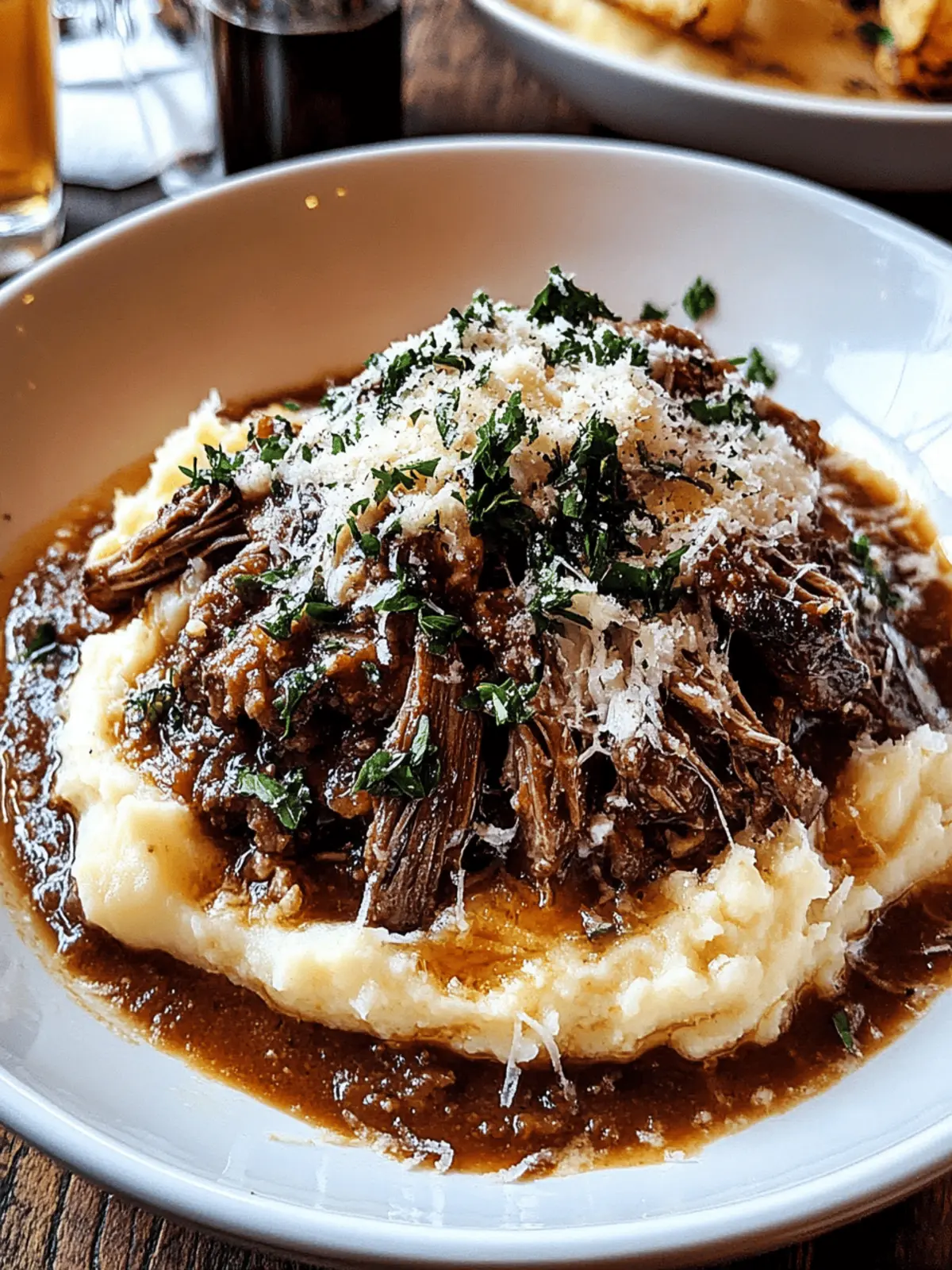 Savory Short Rib Ragu with Creamy Parmesan Mashed Potatoes 2 Short Rib Ragu with Parmesan Mashed Potatoes