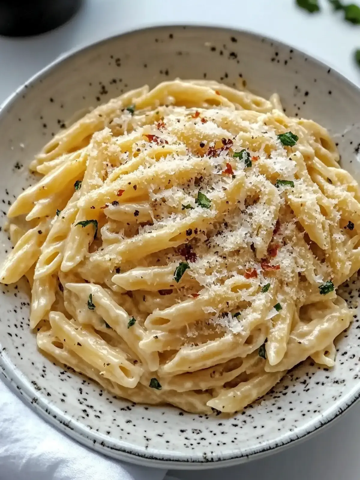One Pot Creamy Garlic Pasta