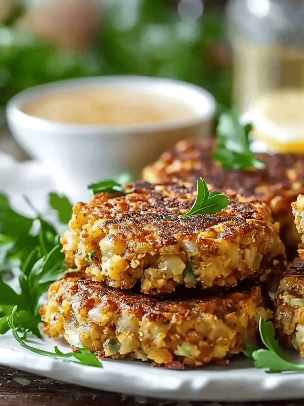 Leftover Stuffing Cakes