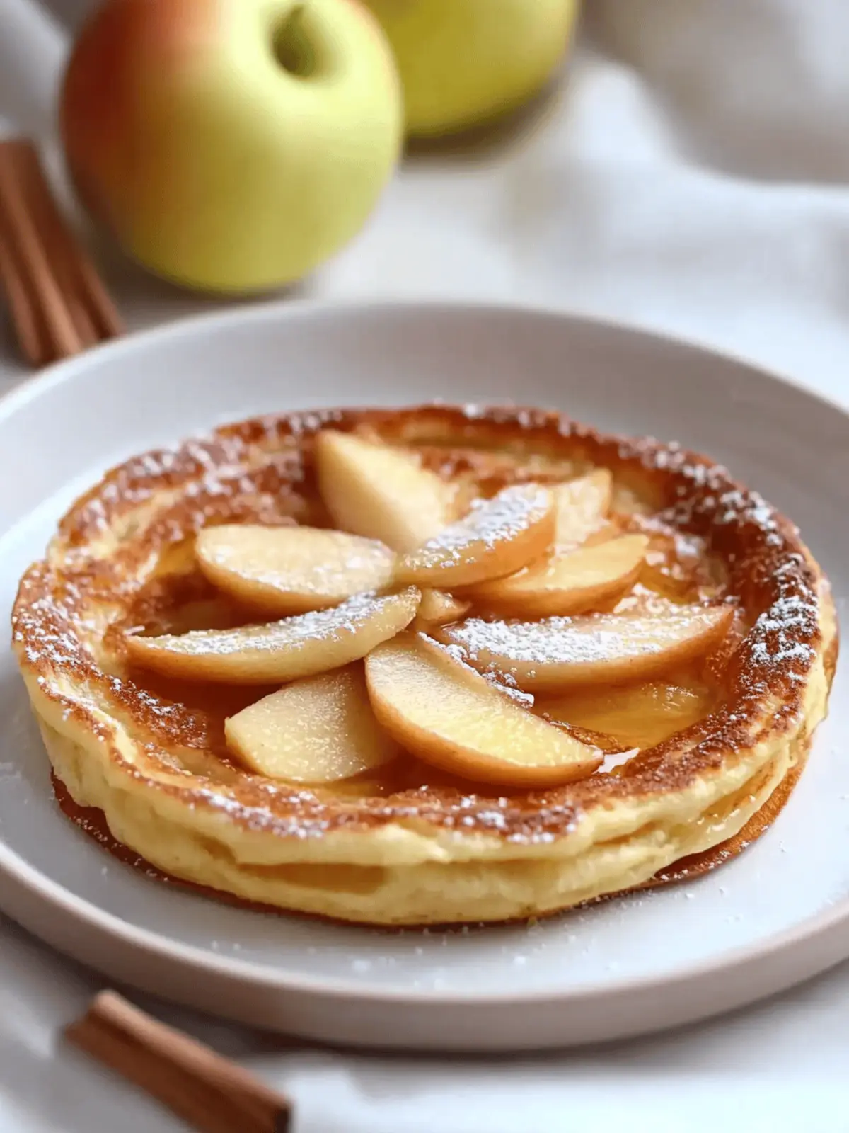 Tasty German Apple Pancakes