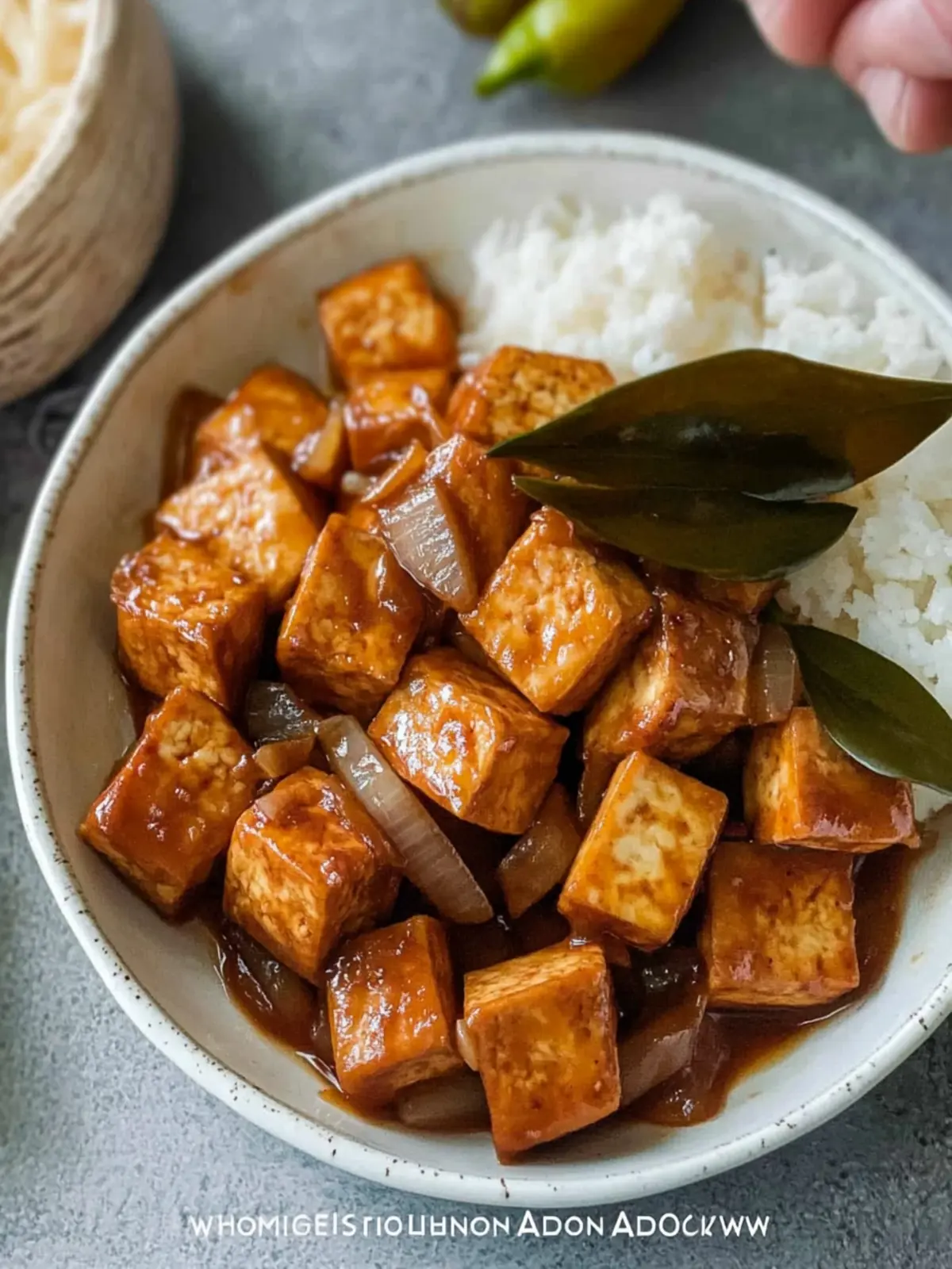 Tofu Adobo (Filipino Adobong Tokwa)