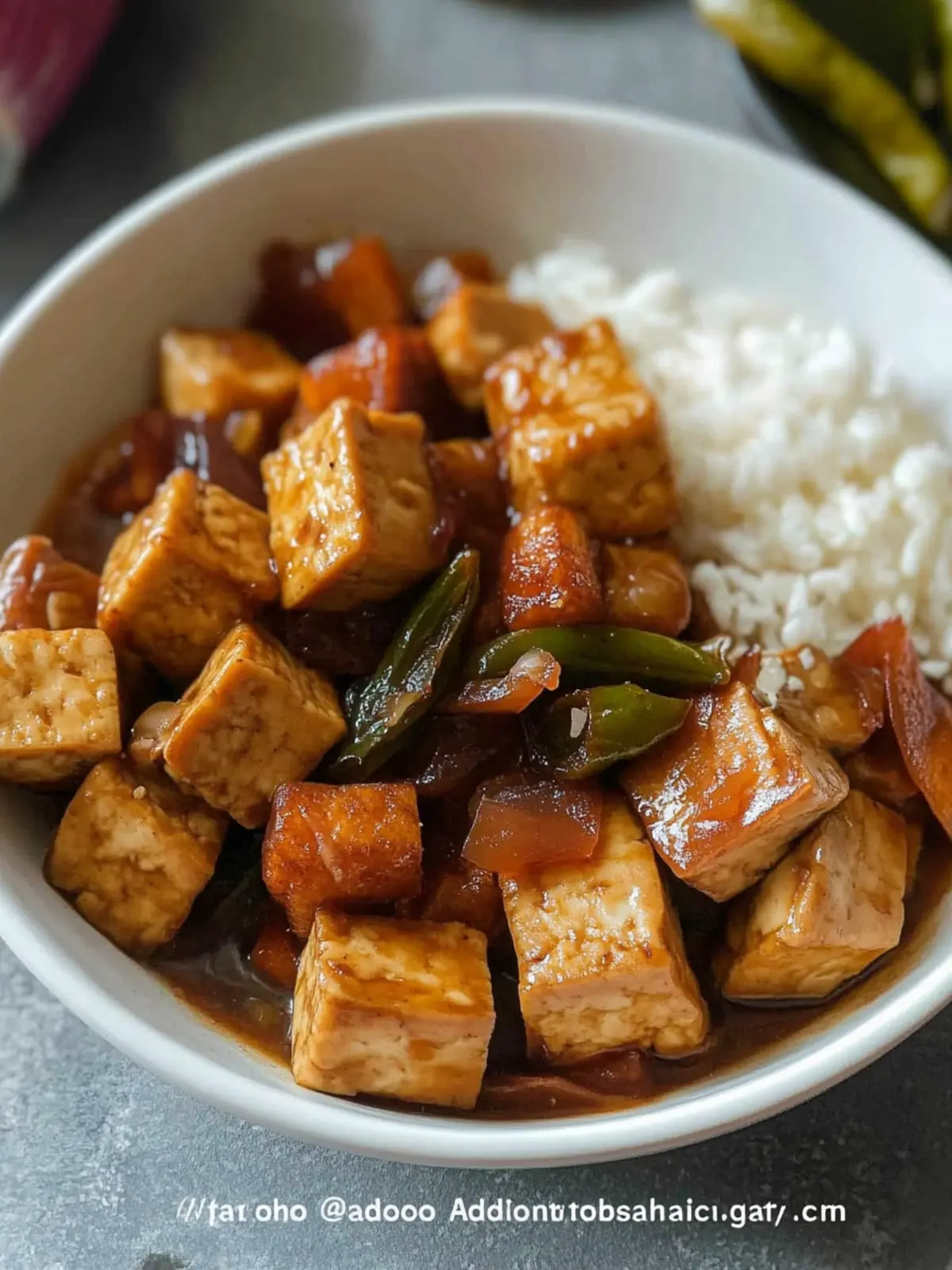 Tofu Adobo (Filipino Adobong Tokwa)
