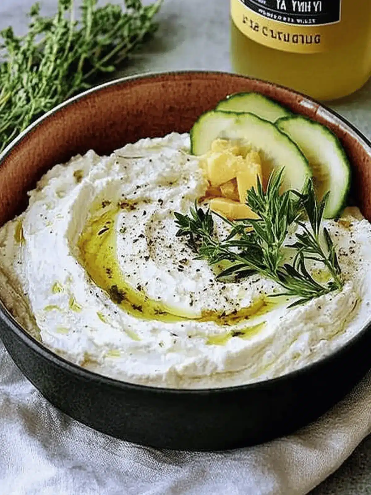Creamy Whipped Feta with Fresh Herbs for Effortless Entertaining 2 Creamy Whipped Feta with Fresh Herbs