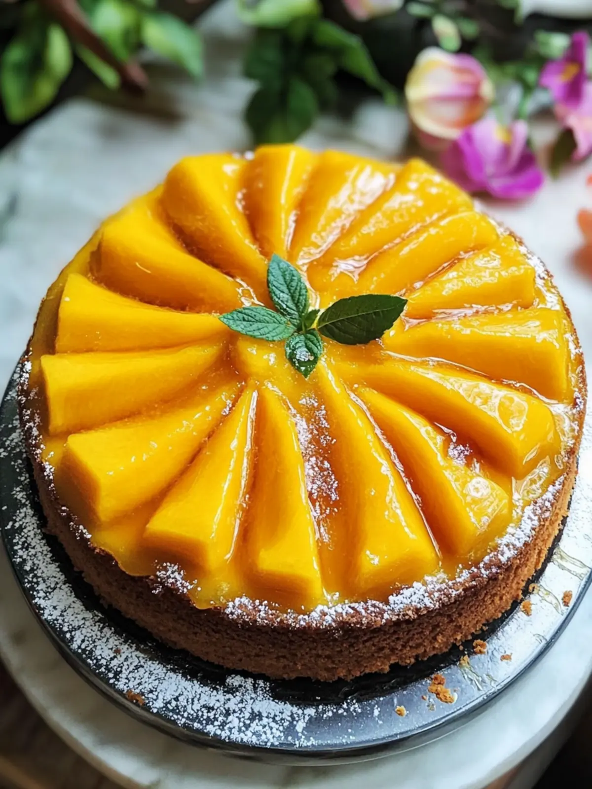 Mango Upside Cake