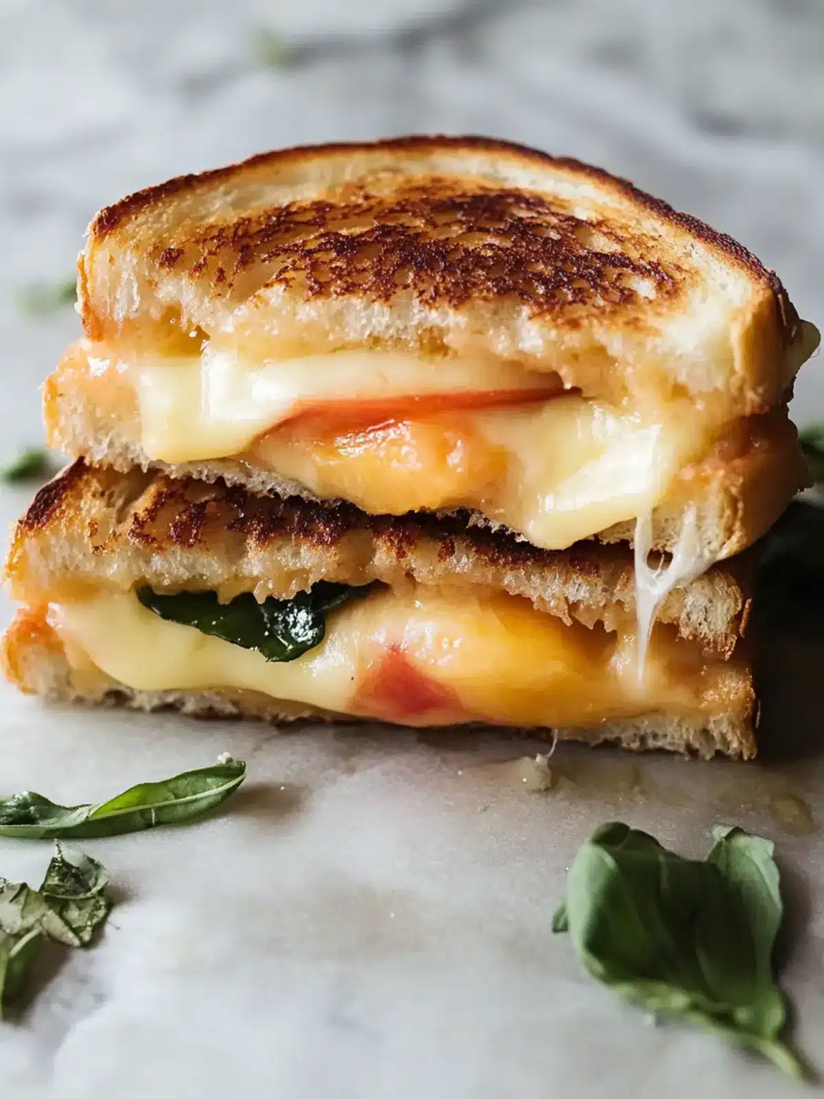 Mouthwatering Peach & Brie Grilled Cheese
