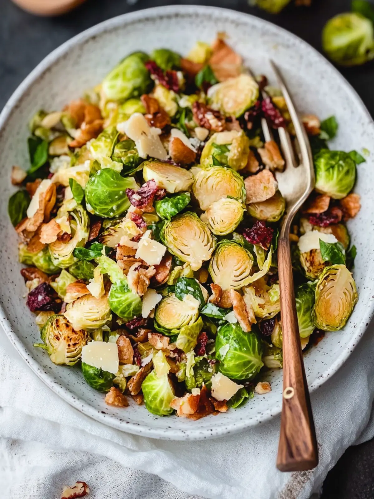 Warm Brussels Sprouts Salad