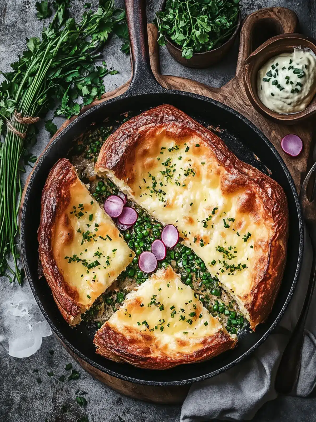 Cheddar and Chive Savory Dutch: Fluffy Brunch Bliss Awaits 2 Cheddar and Chive Savory Dutch