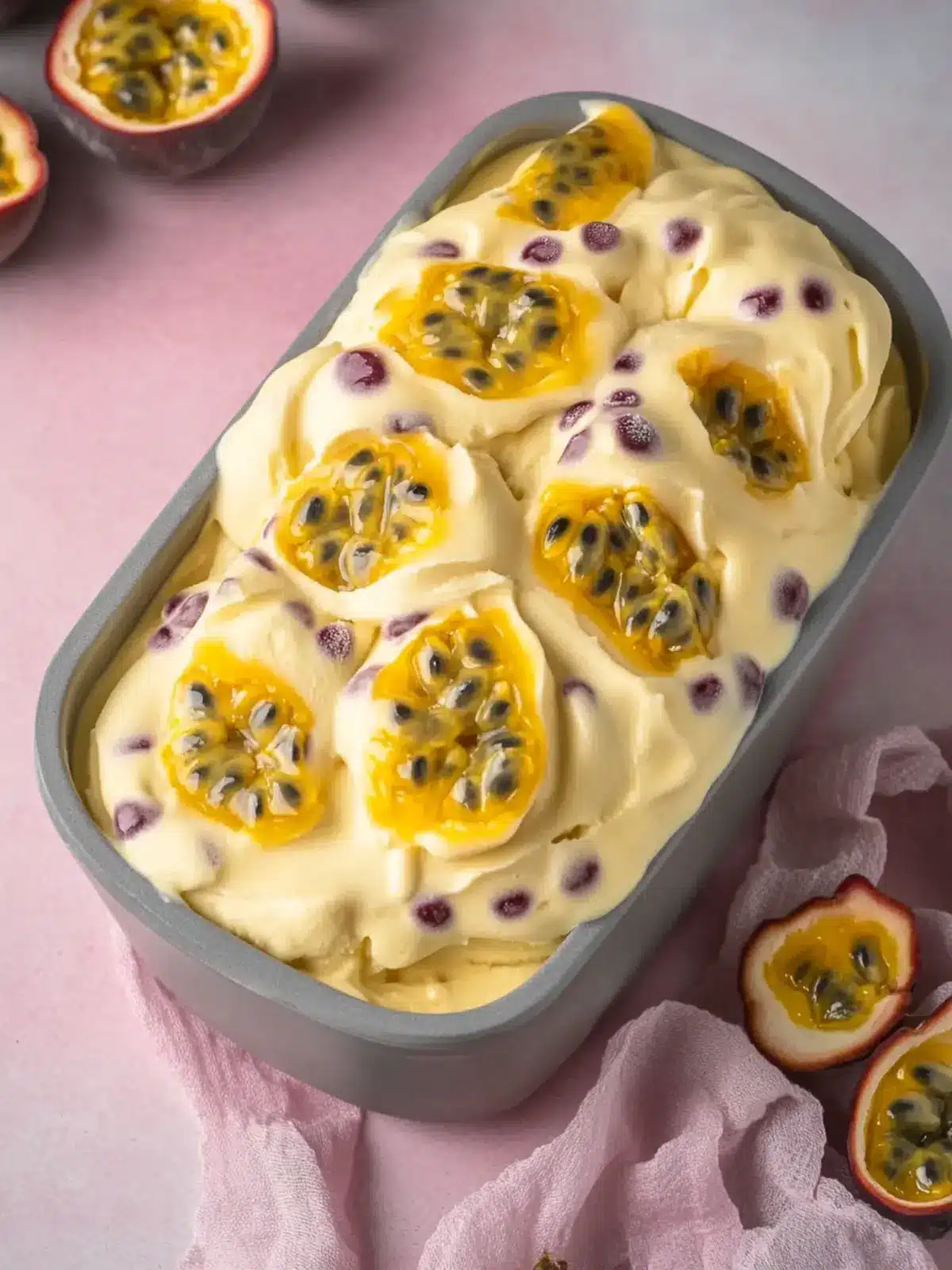 Delightful Passion Fruit Ice Cream You Can Make at Home 2 Passion Fruit Ice Cream