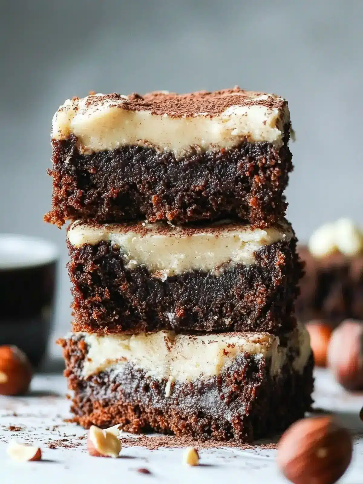 Healthy Chocolate Hazelnut Brownies