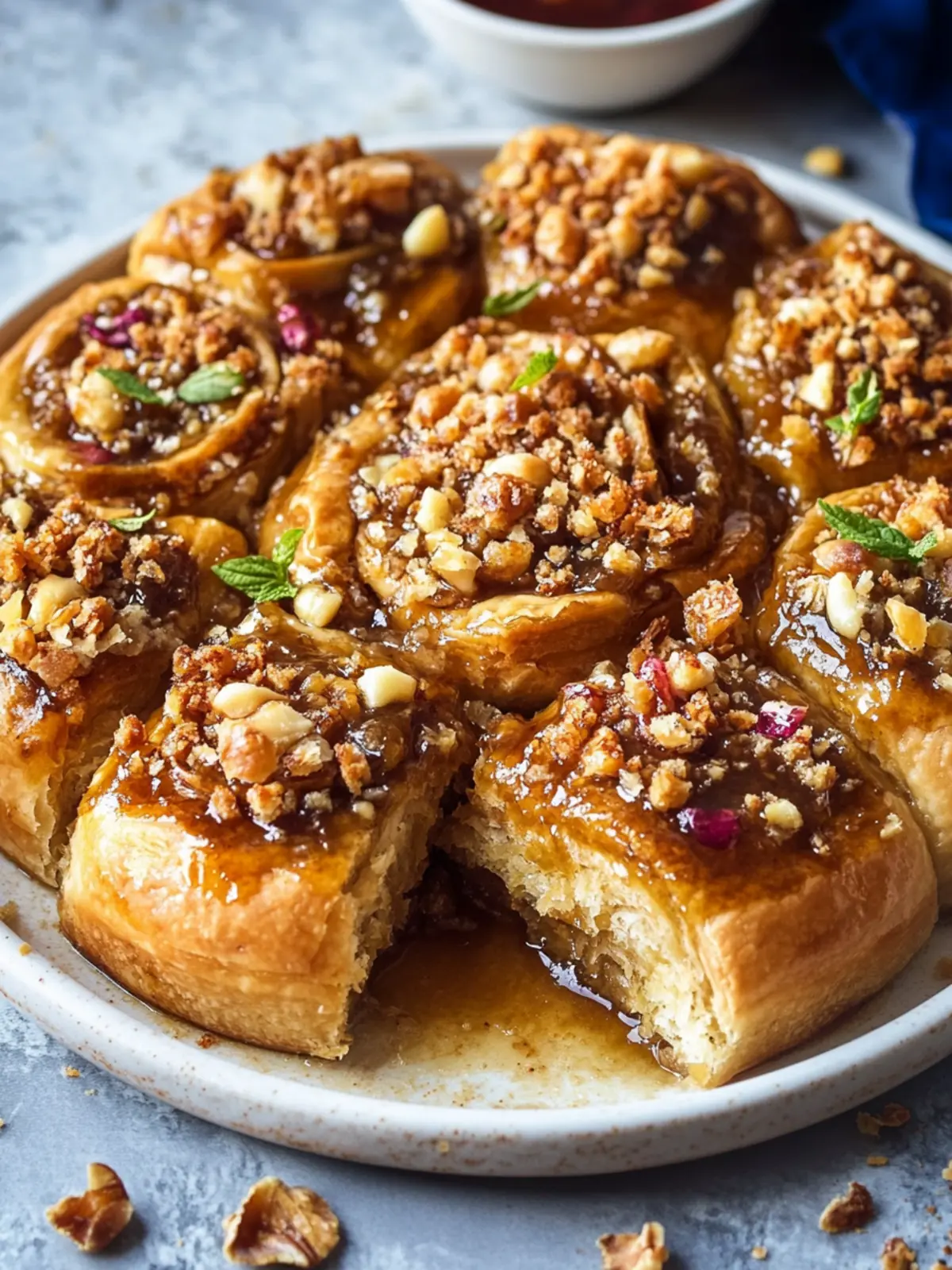 Baklava Sticky Buns