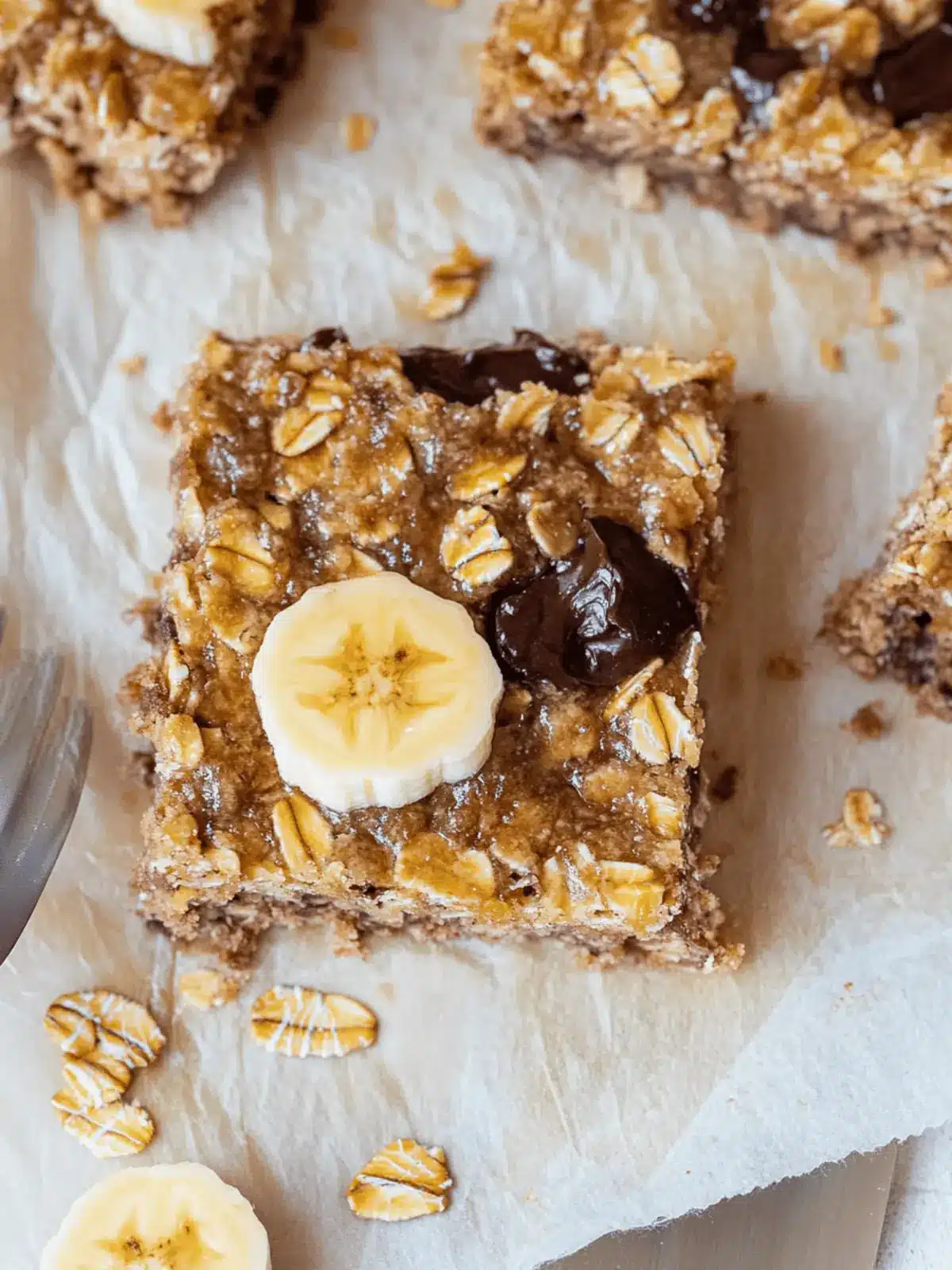 Wholesome Banana Oatmeal Bars for Quick Energy Boost 4 Banana Oatmeal Bars