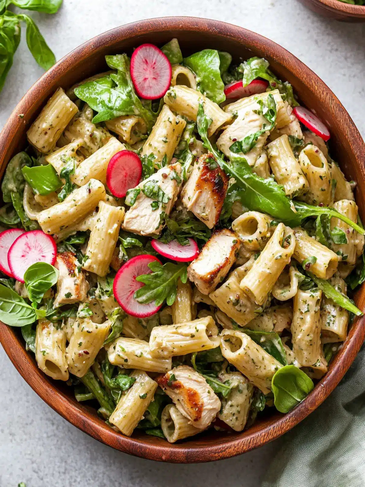 Honey Mustard Chicken Pasta Salad