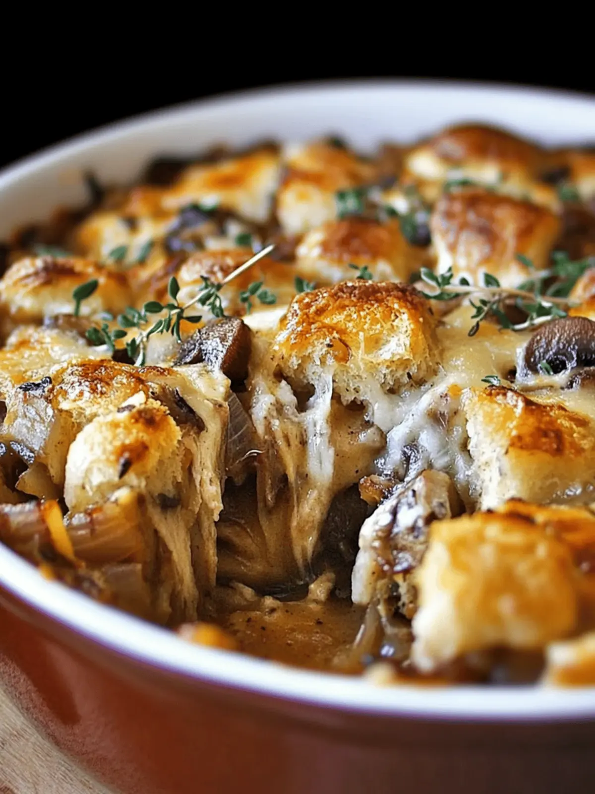 French Onion Mushroom Casserole: Cozy Comfort in Every Bite 2 French Onion Mushroom Casserole