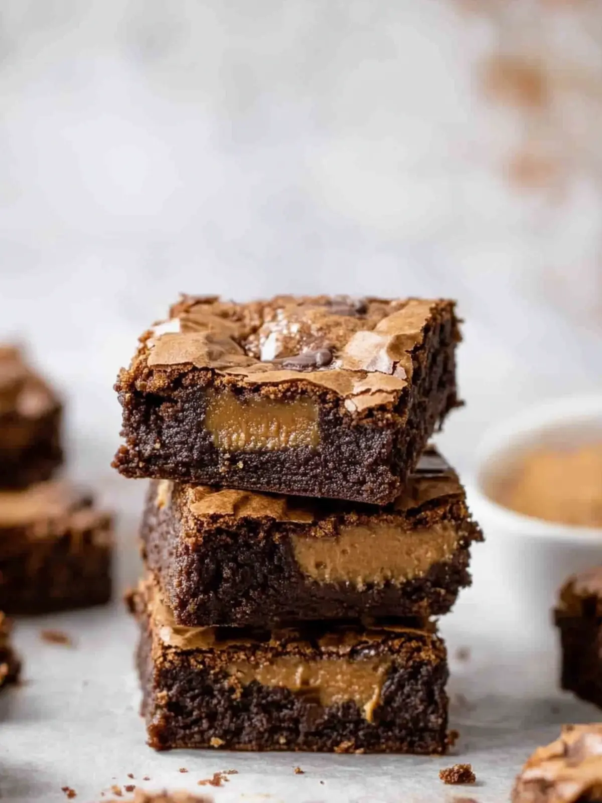 Small batch cookie butter brownies