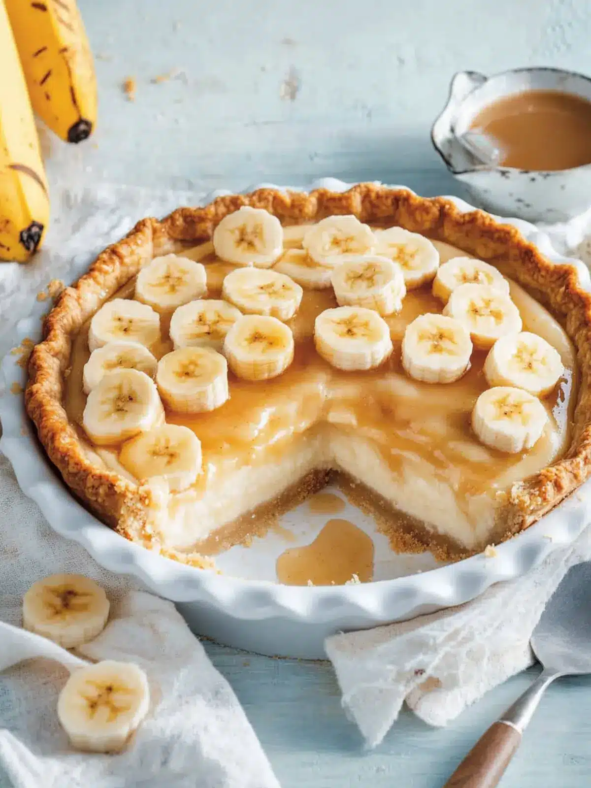 Bananas Foster Pie