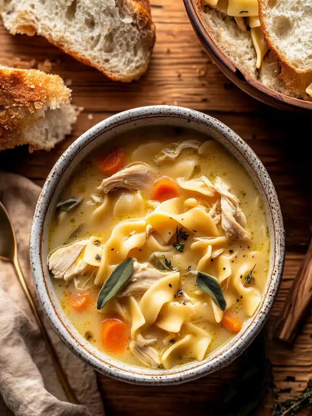 Creamy Homestyle Chicken Noodle Soup