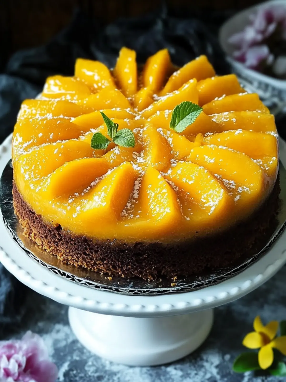 Mango Upside Cake