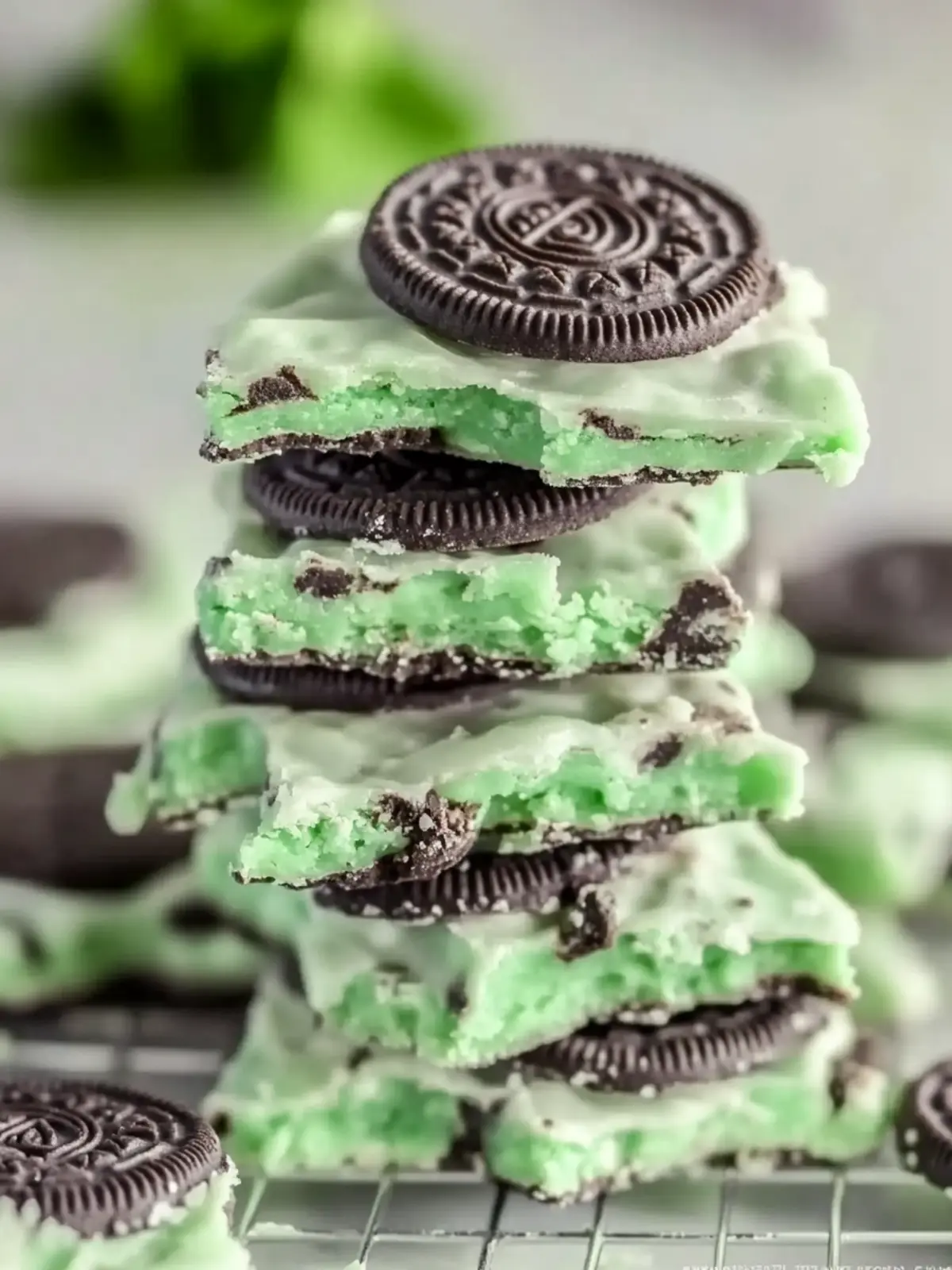 Mint Oreo Bark